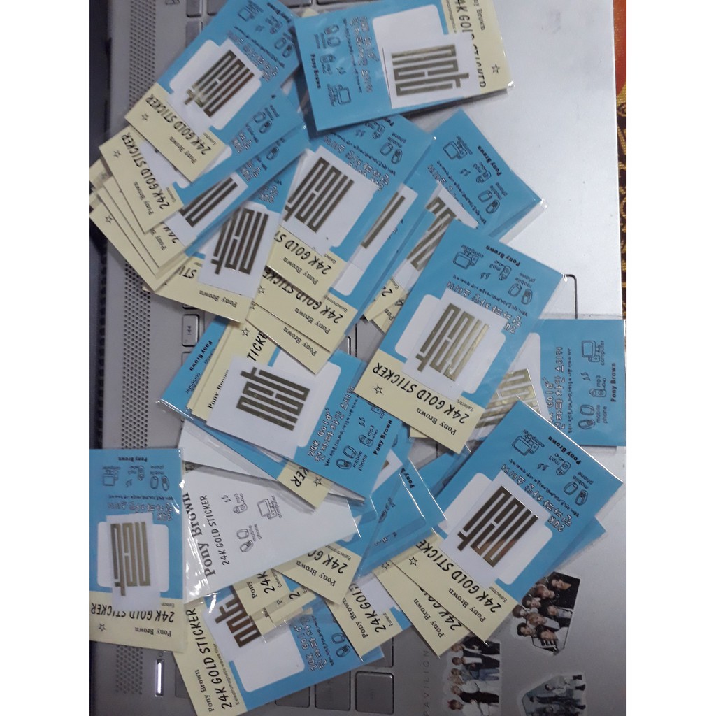 STICKER LOGO, CHỮ KÝ NCT