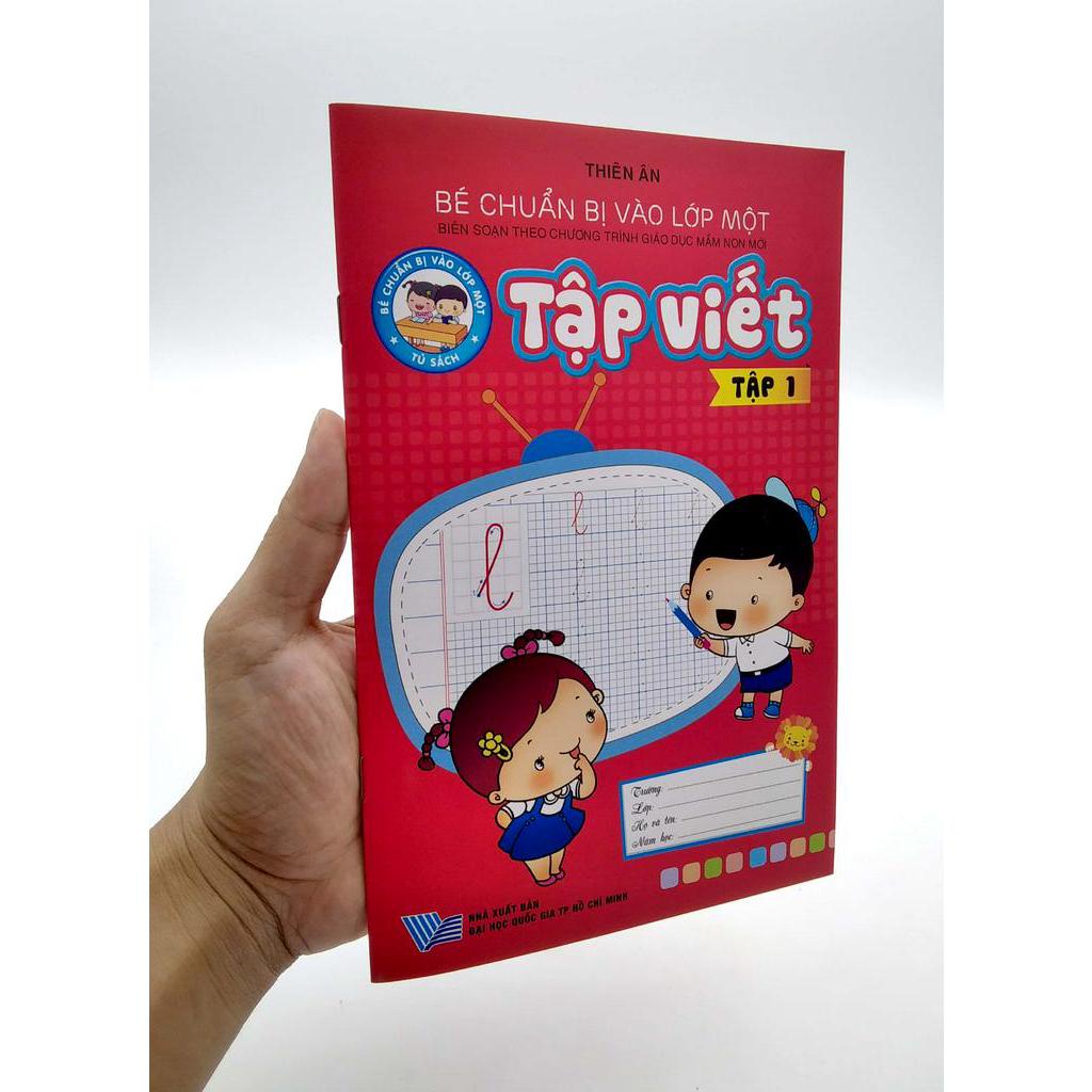 Sách Bé Chuẩn Bị Vào Lớp 1: Tập Viết - Tập 1