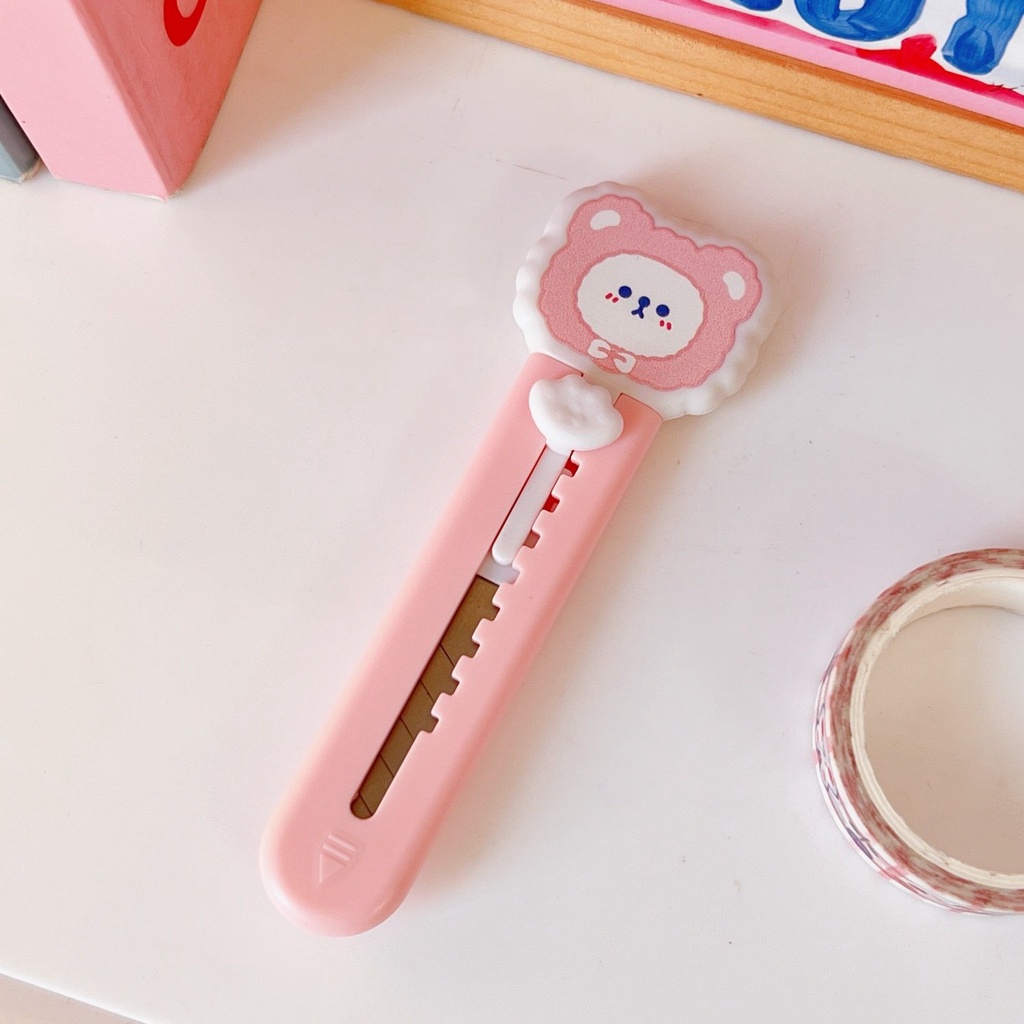 Dao Rọc Giấy Mini, Nhỏ Xinh Hình Bàn Chân Mèo Cute Dễ Thương Warm&amp;Cute A200