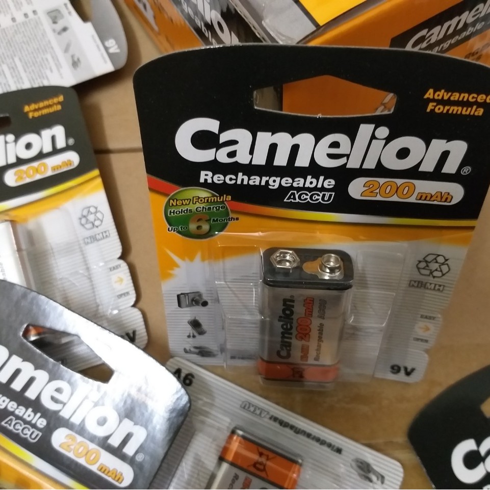 Pin sạc 9V  Camelion  200mAh (1 vỉ /viên)
