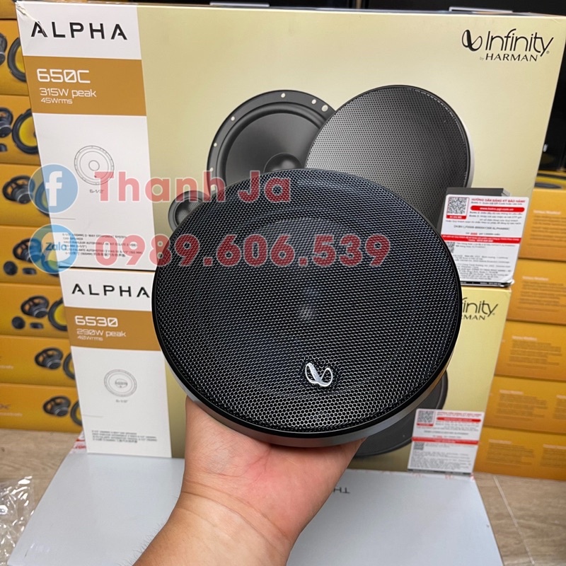 Loa Xe infinity alpha 650c 6530 Chính Hãng Harman