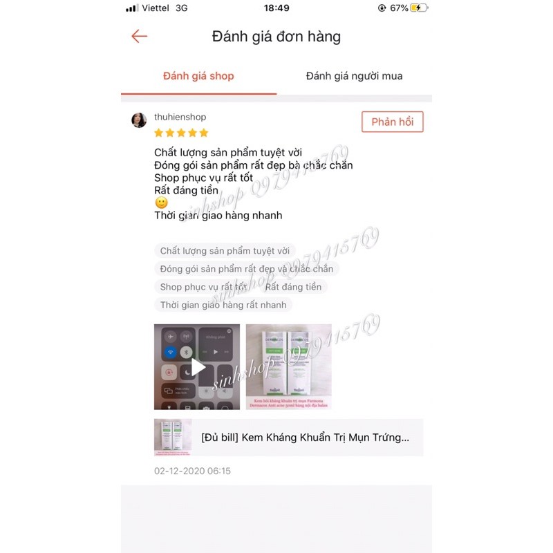 Kem bôi kiềm dầu dermacos 50ml