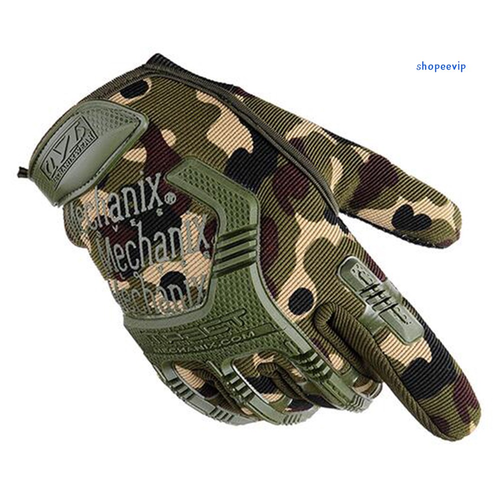 SPVP Men Anti Slip Military Tactical Shooting Hunting Bike Sports Full Finger Gloves