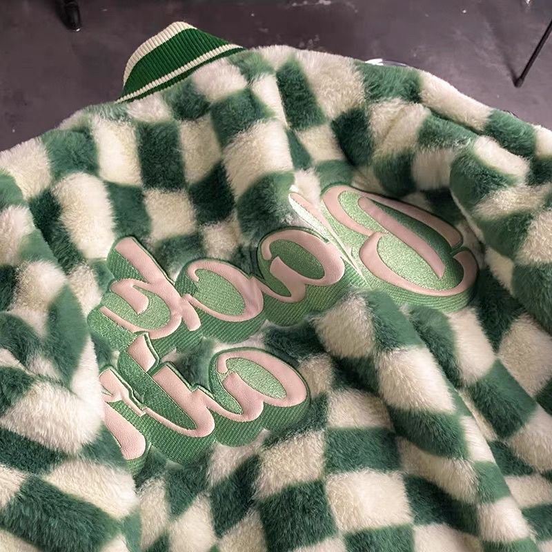 Áo khoác Lông caro Nam nữ