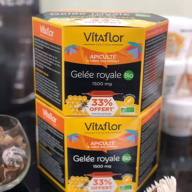 Sữa ong chúa Vitaflor Gelée Royale Bio 1500mg