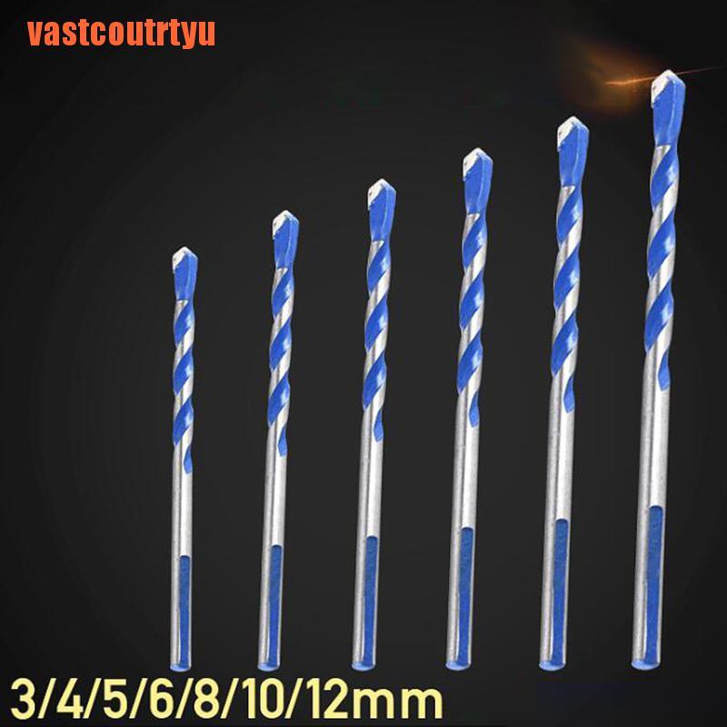 1 Mũi Khoan Xoắn Đa Năng Màu Xanh Dương Kích Thước 3mm Đến 12Mm Chất Lượng Cao
