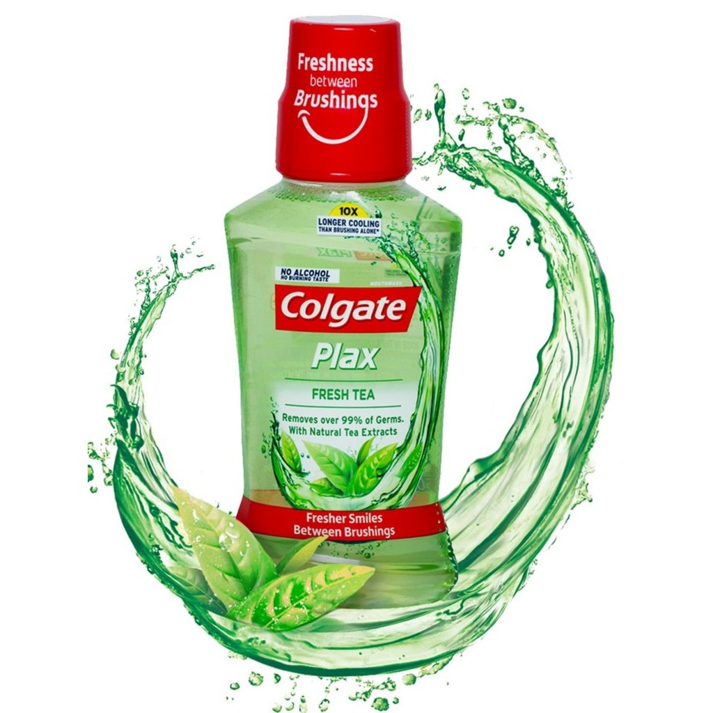 Nước Súc Miệng Colgate Plax Trà Xanh Mát Lạnh 750ml