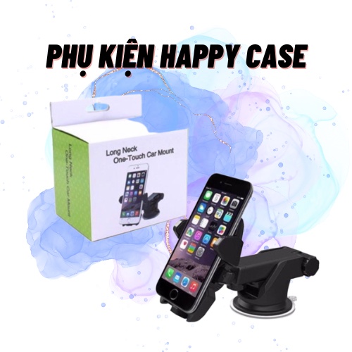 Kẹp Điện Thoại Cổ Dài Ô Tô One-Touch ,Điều Chỉnh Được Độ Dài Của Kẹp, full hộp, kẹp hút dán chắc chắn