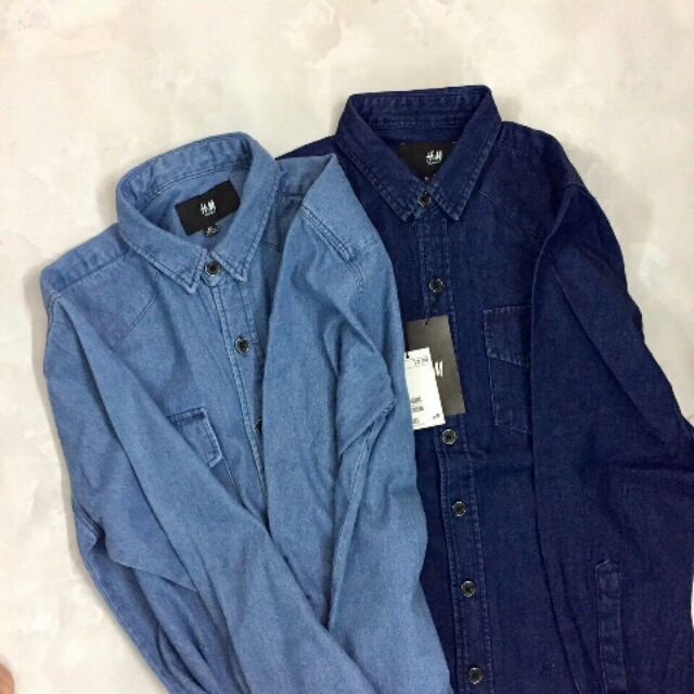 ÁO SƠ MI JEAN NAM CỰC CHẤT