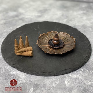 Đĩa xông đốt nhang trầm không tăm xông phòng,tiếp khách,tẩy uể nhà của - Trầm Hương Dương Gia