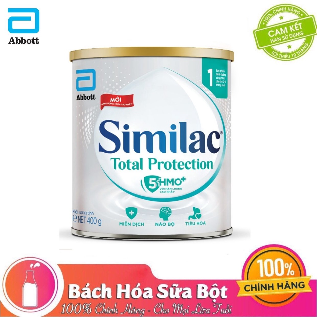 Sữa bột Similac IQ HMOs/ Similac Total Protection số 1/2/3/4 (lon 400g/900g)