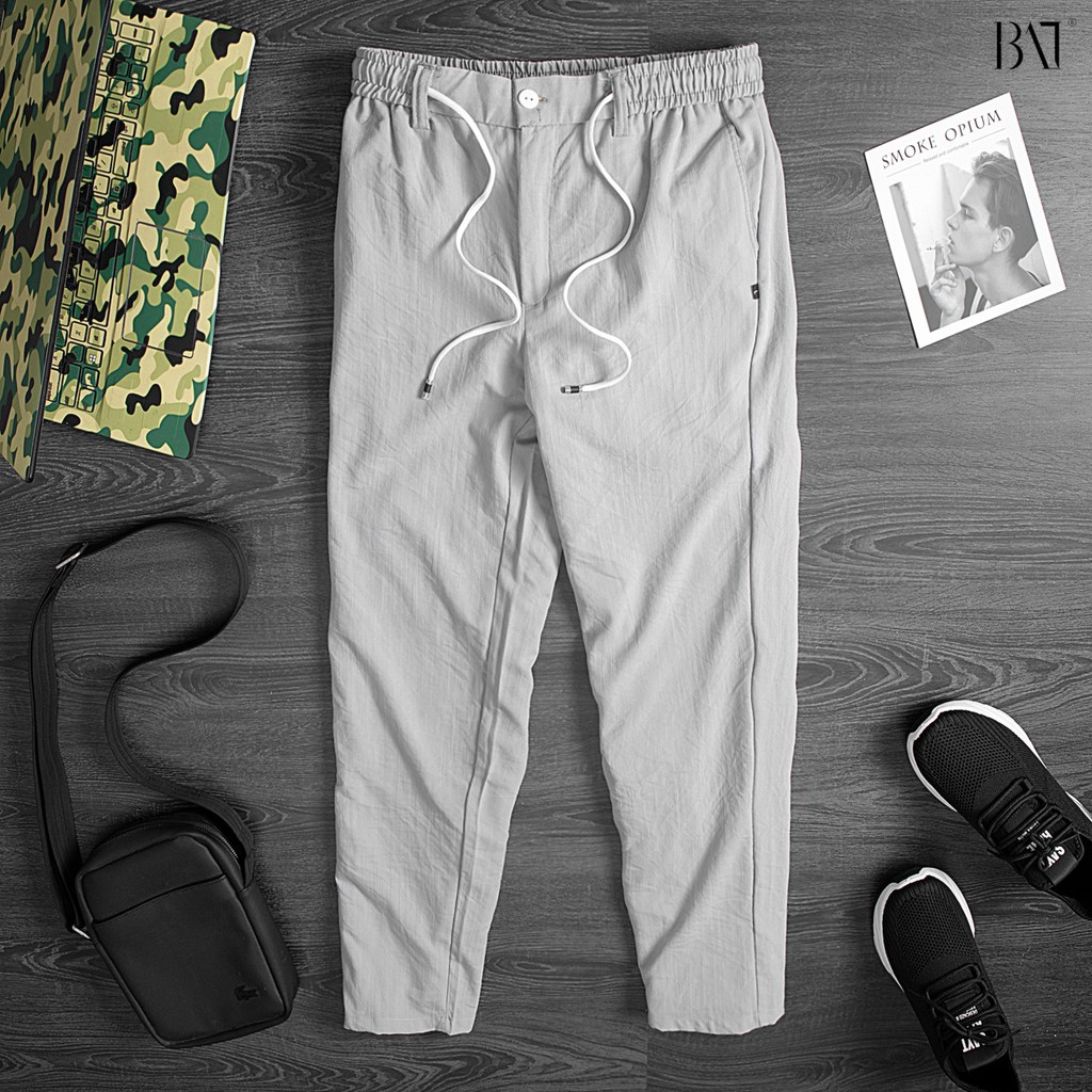 Quần Đũi Dài Nam DG Ống Suông, Cạp Chun ,Khuy Cài Chất Mát Mát Hè 2023