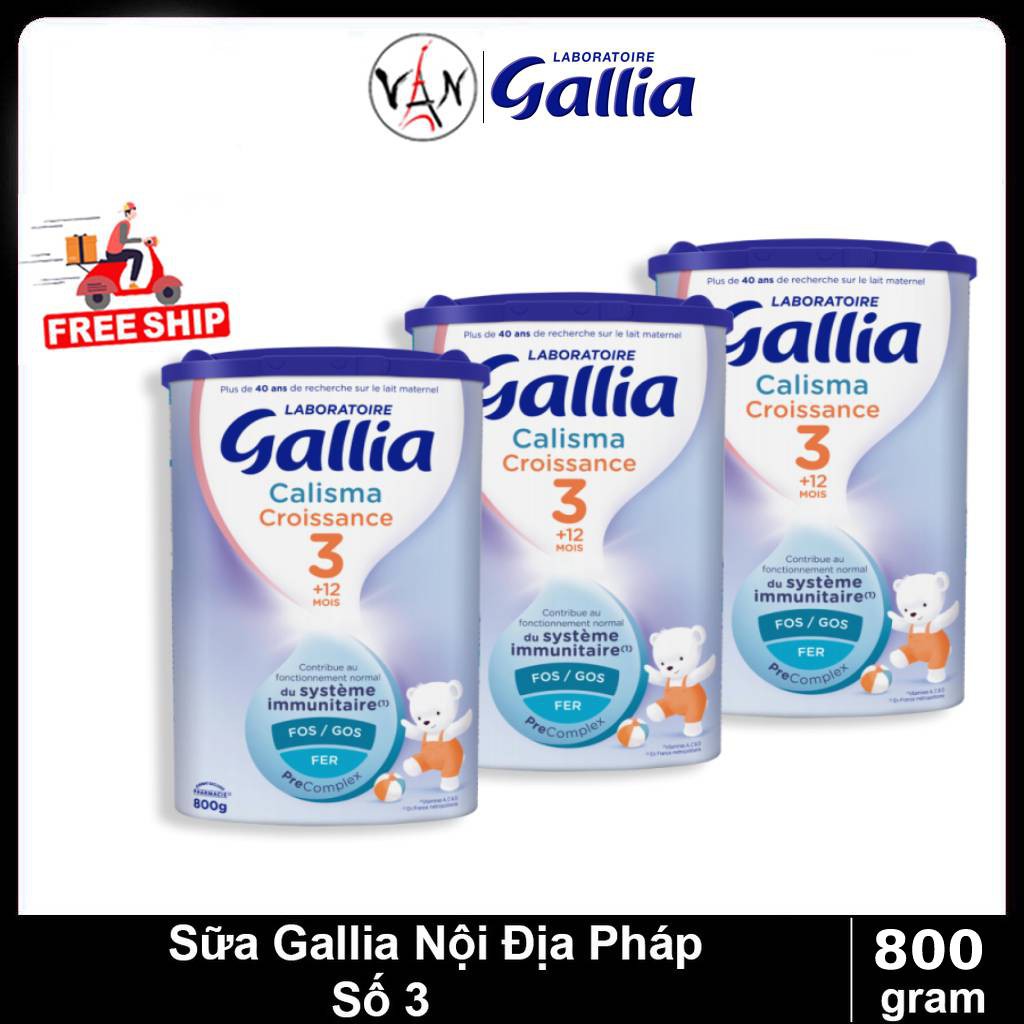 [ Gallia hàng pháp] Sữa gallia 800g số 3 và số 4