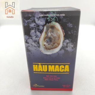 -viên hàu maca - đông trùng hạ thảo- hỗ trợ bổ thận tráng dương, đau lưng mỏi gối - lọ 30 viên