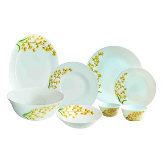 Bộ 6 chén cơm thủy tinh Diva Ivory Y.G (La Opala)