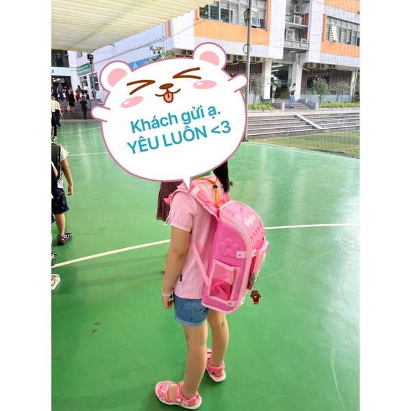 Balo chống gù trẻ em/ cặp sách đi học chống gù cho bé trai, bé gái cấp 1 - Hàng siêu nhẹ, siêu êm vai