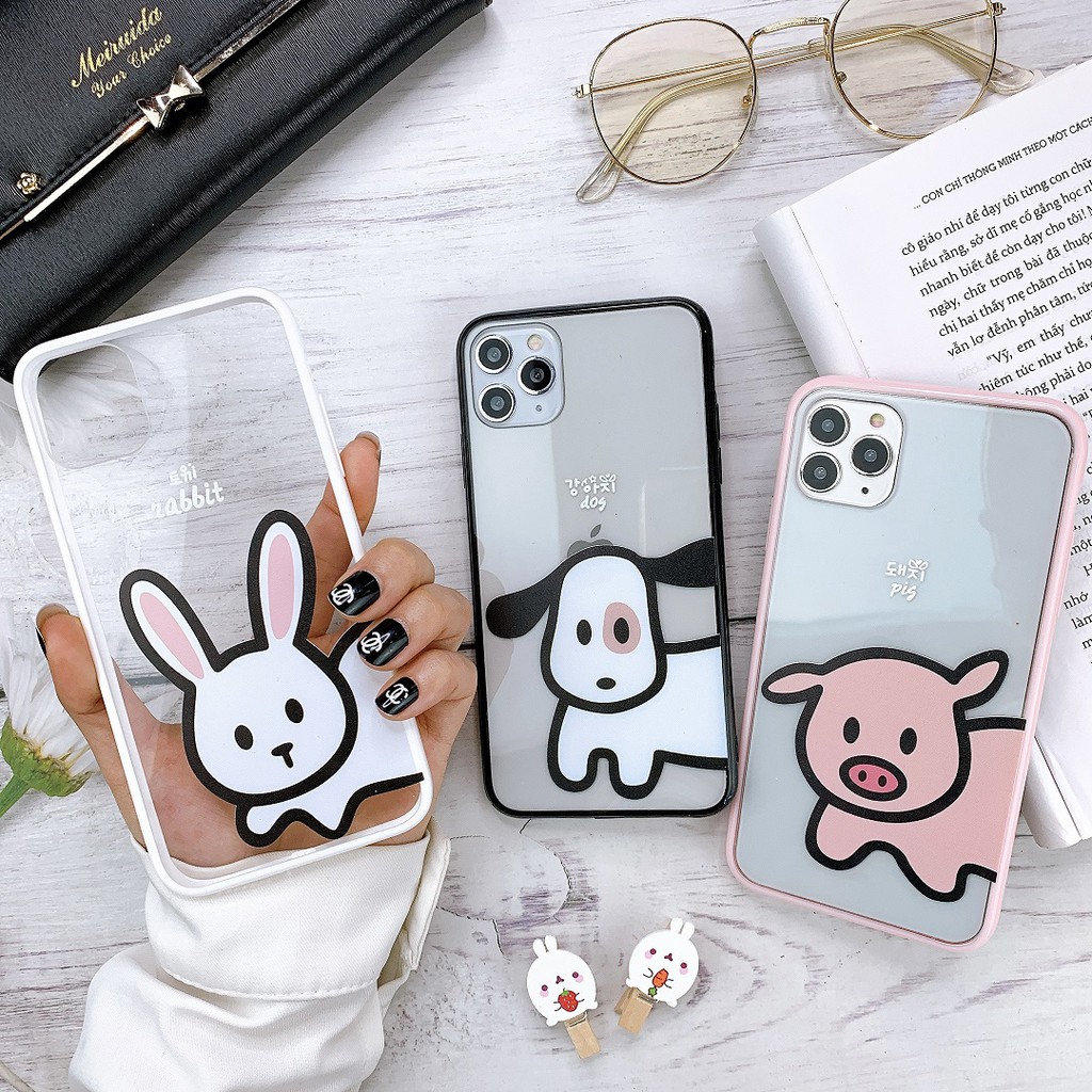 [ IPHONE ] Ốp Lưng Viền Silicon Hình Thú - V019