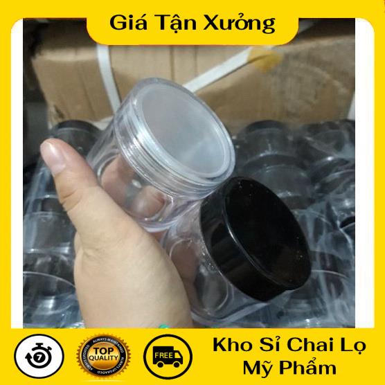 Hủ Đựng Kem ❤ TRÙM SỈ ❤ Hũ nhựa trong 50g , Hũ chiết mỹ phẩm , phụ kiện du lịch