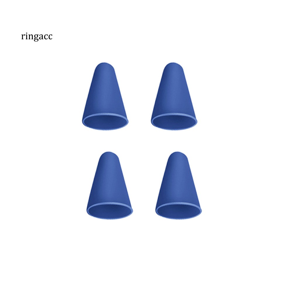 Bộ 4/8 nắp bọc ngòi bút cảm ứng stylus mềm mịn cho Apple Pencil 1/2