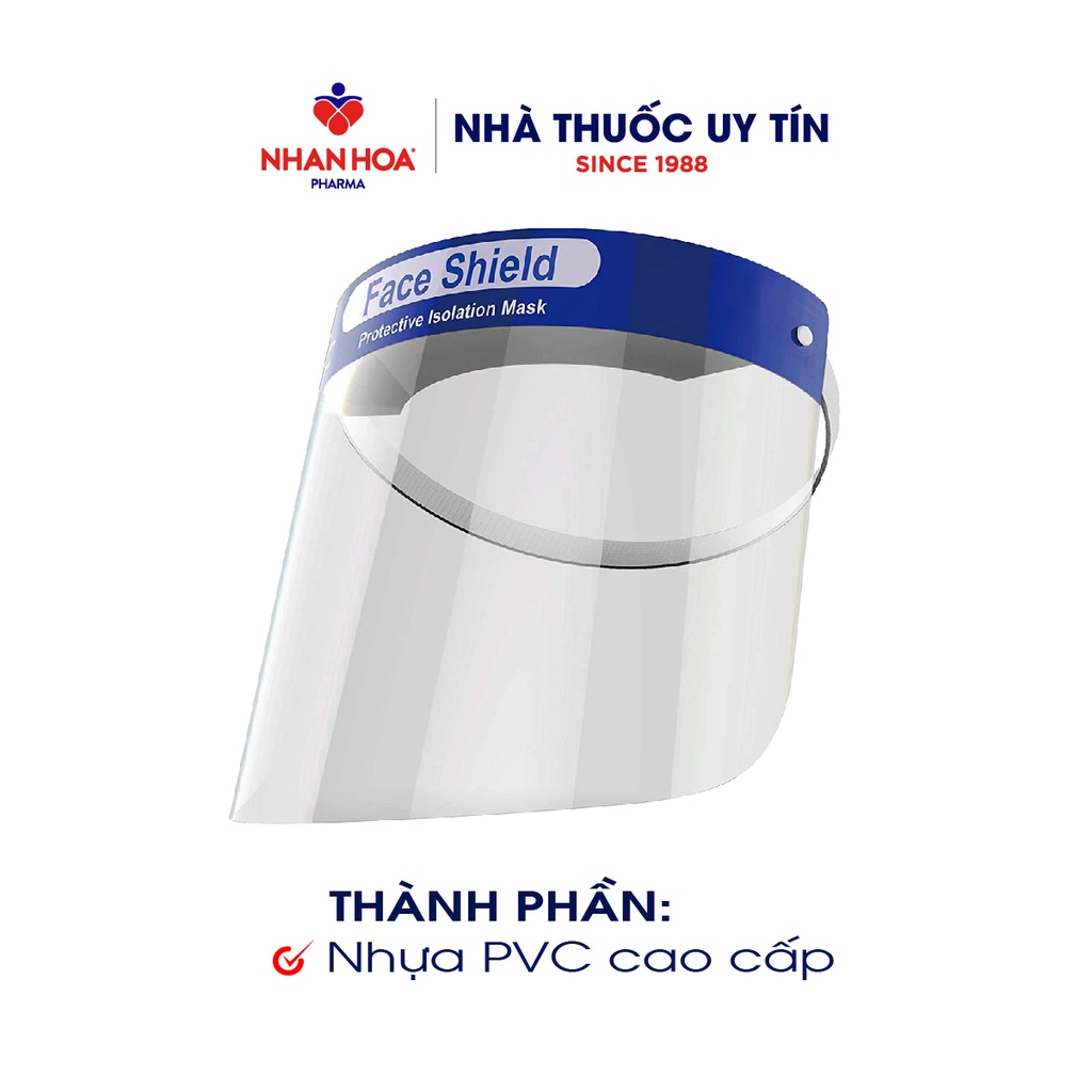 Kính Chống Giọt Bắn Bảo Hộ An Toàn Trong Suốt Face Shield