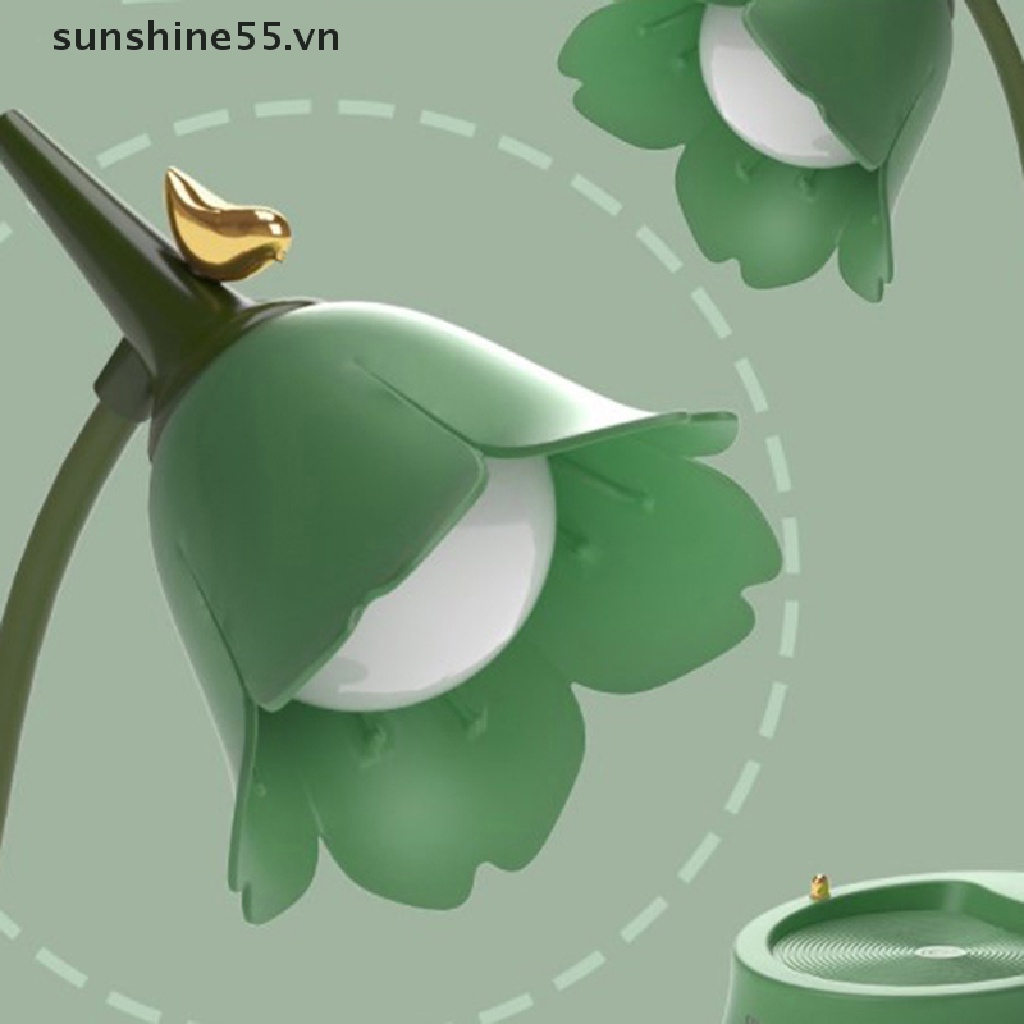 Đèn bàn LED cảm ứng bông hoa chiếu sáng phòng ngủ đọc sách cho sinh viên