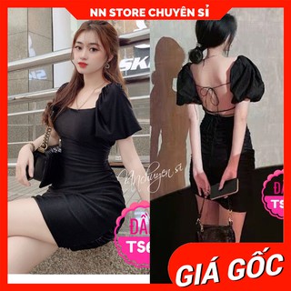 ĐẦM BODY ĐAN LƯNG TS69 ⚡ẢNH THẬT⚡HÀNG ĐẸP⚡ ĐẦM HỞ LƯNG