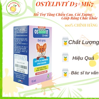 Ostelivit d3+mk7 – xịt vitamin d3+k2 hỗ trợ tăng chiều cao,còi xương,giúp răng chắc khỏe