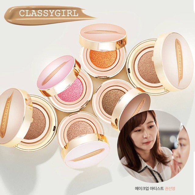 [DATE 10/22] SET CUSHION MAKEUP CLASSYGIRL (Hàn quốc)