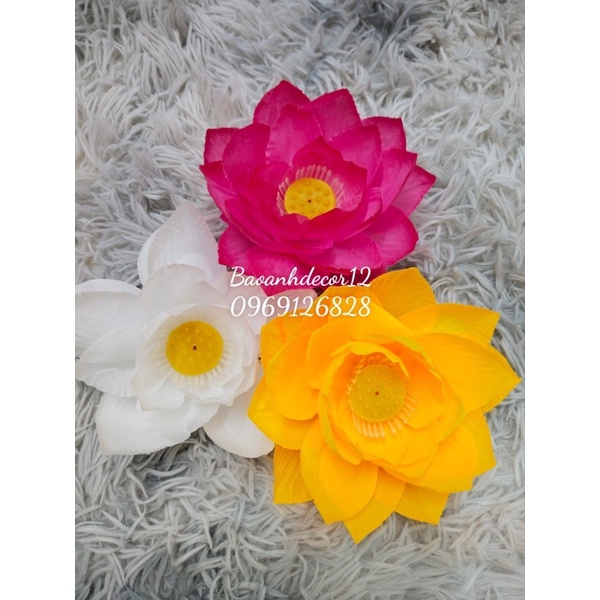 Đầu Bông Hoa SEN LỤA dùng làm oản,trang trí ,decor