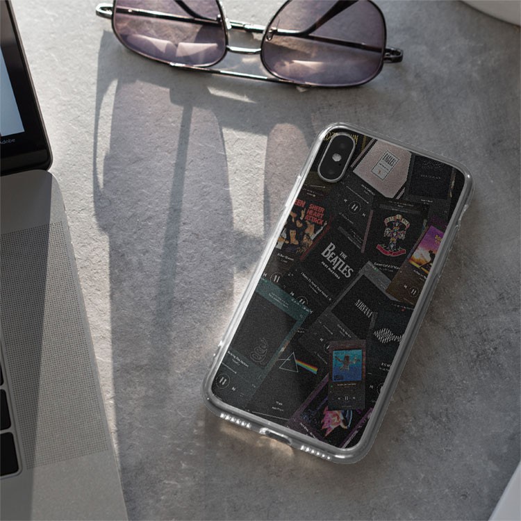 Ốp lưng iphone silicon chống bẩn The Beatles NIVARDA MUSIC  cho các dòng IP 5 trở lên PAP20210166