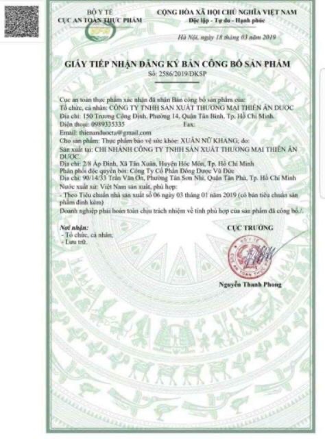 VIÊN UỐNG XUÂN NỮ KHANG-Điều Kinh Tăng Ham Muốn Giảm Khô Hạn | BigBuy360 - bigbuy360.vn