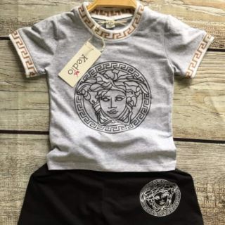 bộ cotton bé trai versace hottrend