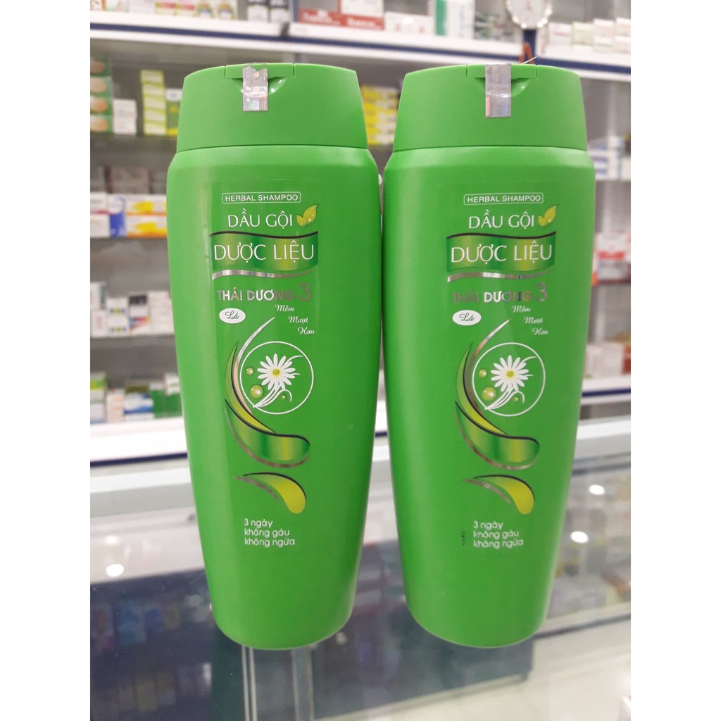 Hàng Chính Hãng] Dầu gội dược liệu Thái Dương 3 màu xanh 200ml Nhà Phân  Phối | Shopee Việt Nam