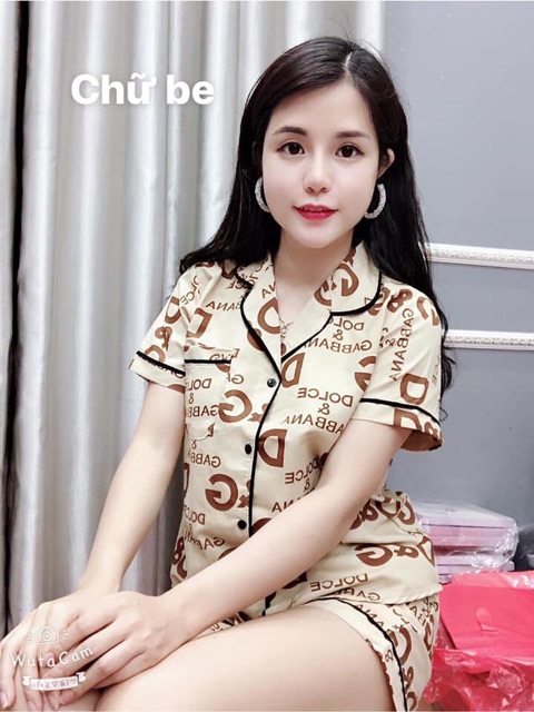 Bộ pizama cộc cute hàng đẹp