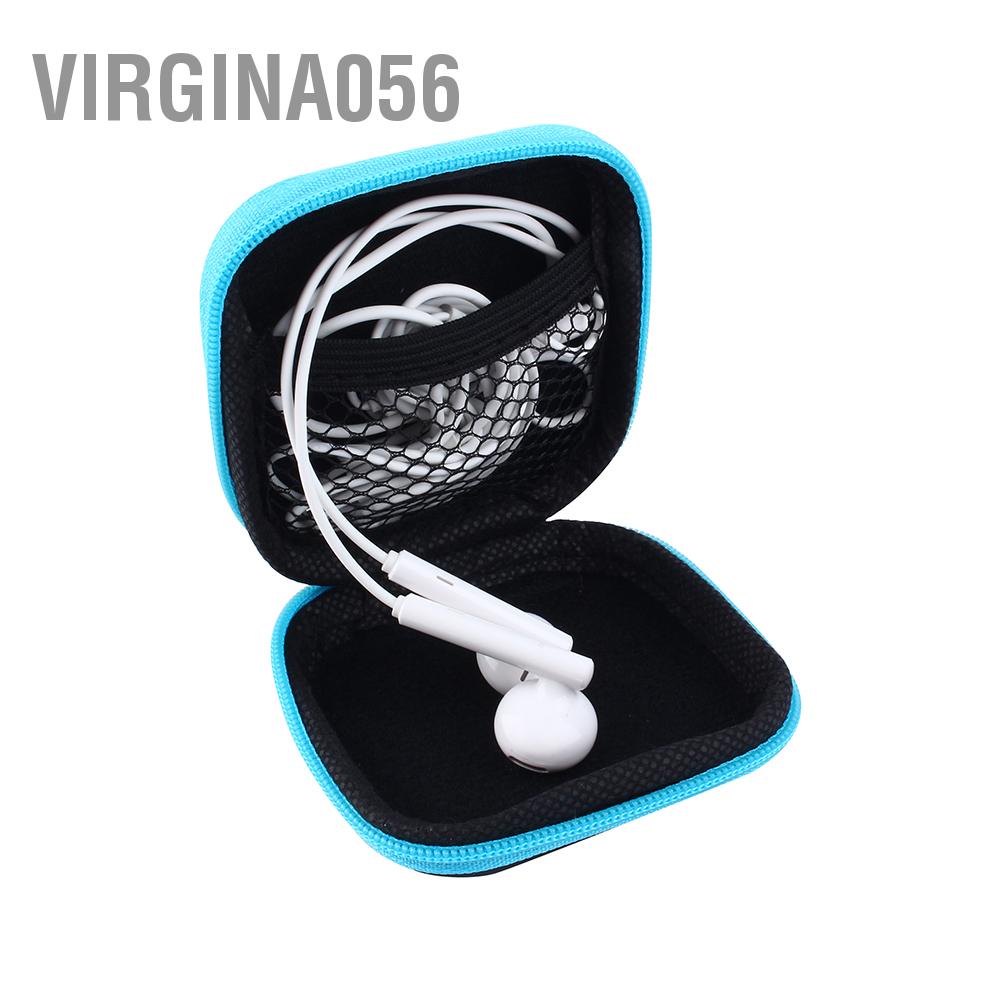 Hàng Hot Hộp cứng Hộp đựng đồ tiện ích Túi đựng cho tai nghe vòng đeo chìa khóa Cáp USB Đường dữ liệu Hàng giao ngayVirgina056