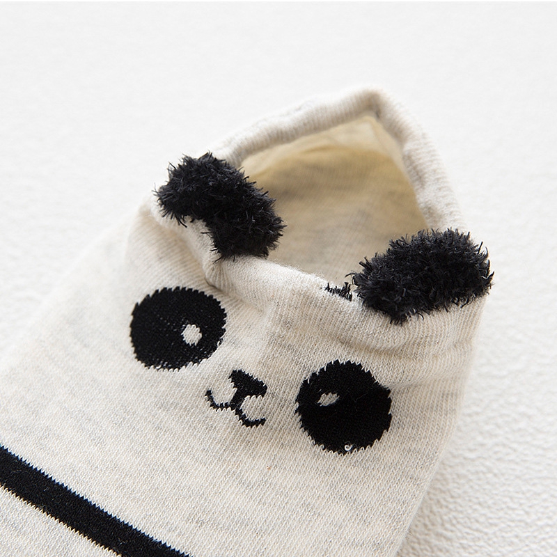 Vớ cotton họa tiết hoạt hình 3D siêu đáng yêu cho nữ