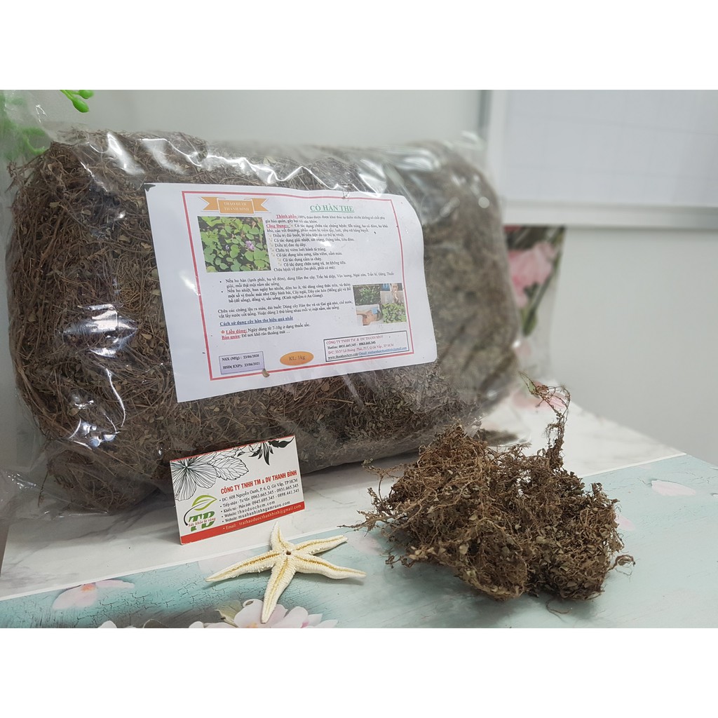 Cây Hàn The 1Kg - Thu Hái Và Phơi Khô Tự Nhiên 981SP 982sp