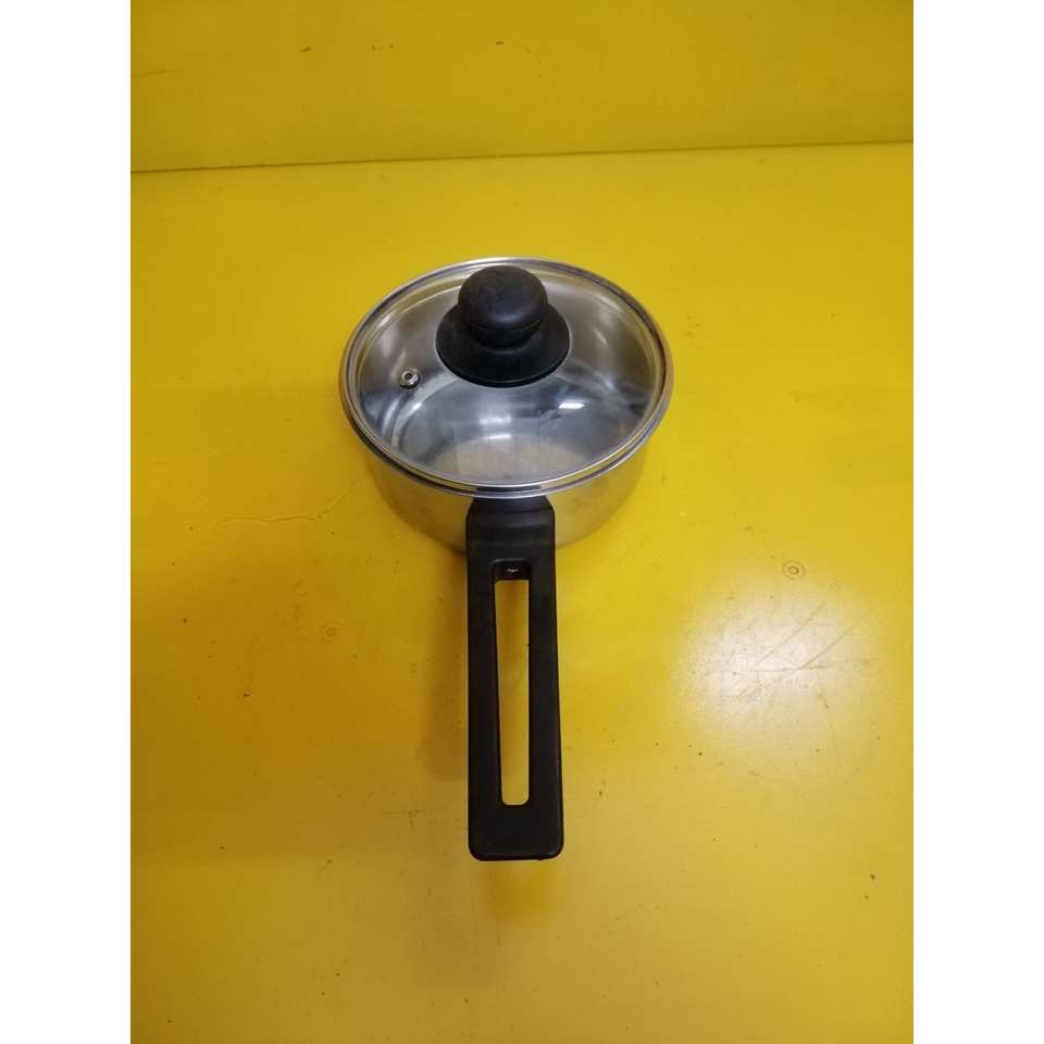 Quánh inox nội địa Nhật, size 15cm, cao 7cm (mã 803), Dùng được bếp từ