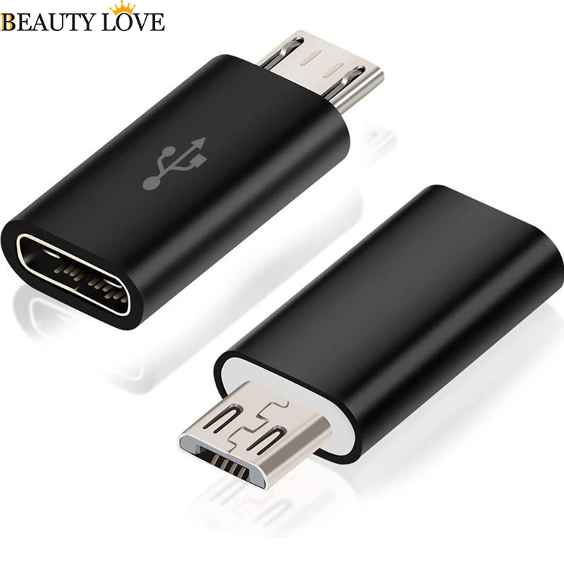 Cáp Chuyển Đổi Mini USB Type C Sang Micro USB Android Cho Điện Thoại Laptop