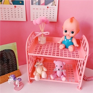 Kệ mỹ phẩm mini 2 tầng đa năng