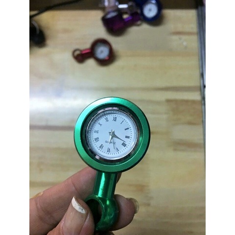 ĐỒNG HỒ + ỐC CHÂN KIẾNG NHIỀU MÀU GẮN CHO CÁC LOẠI XE