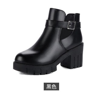 GIÀY BOOT CỔ THẤP MANG ĐƯỢC 2 KIỂU CÁ TÍNH MÀU ĐEN