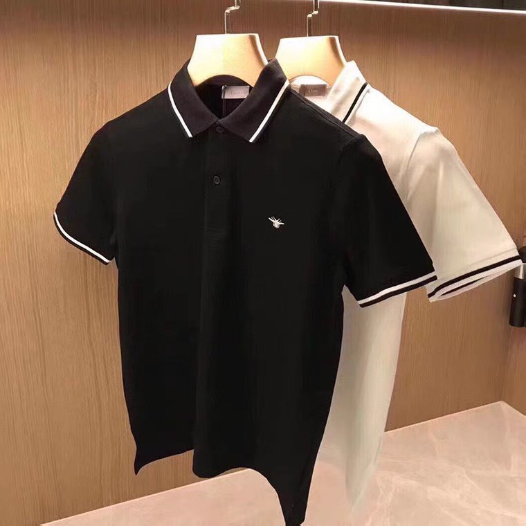 Áo Polo Bẻ Cổ 1𝖍𝖆𝖓𝖉 Áo Thun Thêu Hình Ong Chất Liệu Cotton 4 Chiều Dày Mịn - Mặc Là Đẹp - Mã PLO