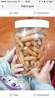 Quẩy giòn ít ngọt