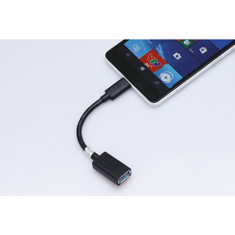 Cáp Chuyển-Đầu Chuyển OTG Belkin Type C to USB 3.0 5Gbps