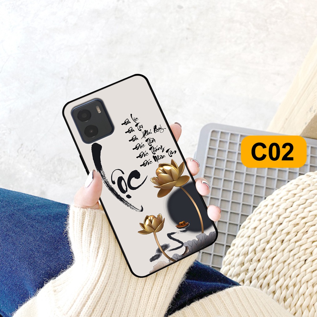 Ốp lưng Vivo Y15s - Vivo Y15a in hình phong cách chữ thư pháp cha mẹ, tài lộc