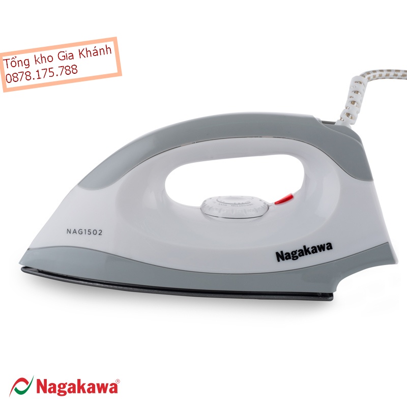 [Bảo Hành 06 Tháng ] Bàn Là Khô Nagakawa NAG1502 Cao Cấp