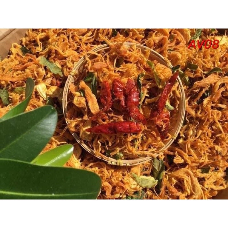  [BEST SELLER] 100g Khô gà lá chanh dạng túi zip ngon nhức nách ăn vặt Tom.Tom | BigBuy360 - bigbuy360.vn