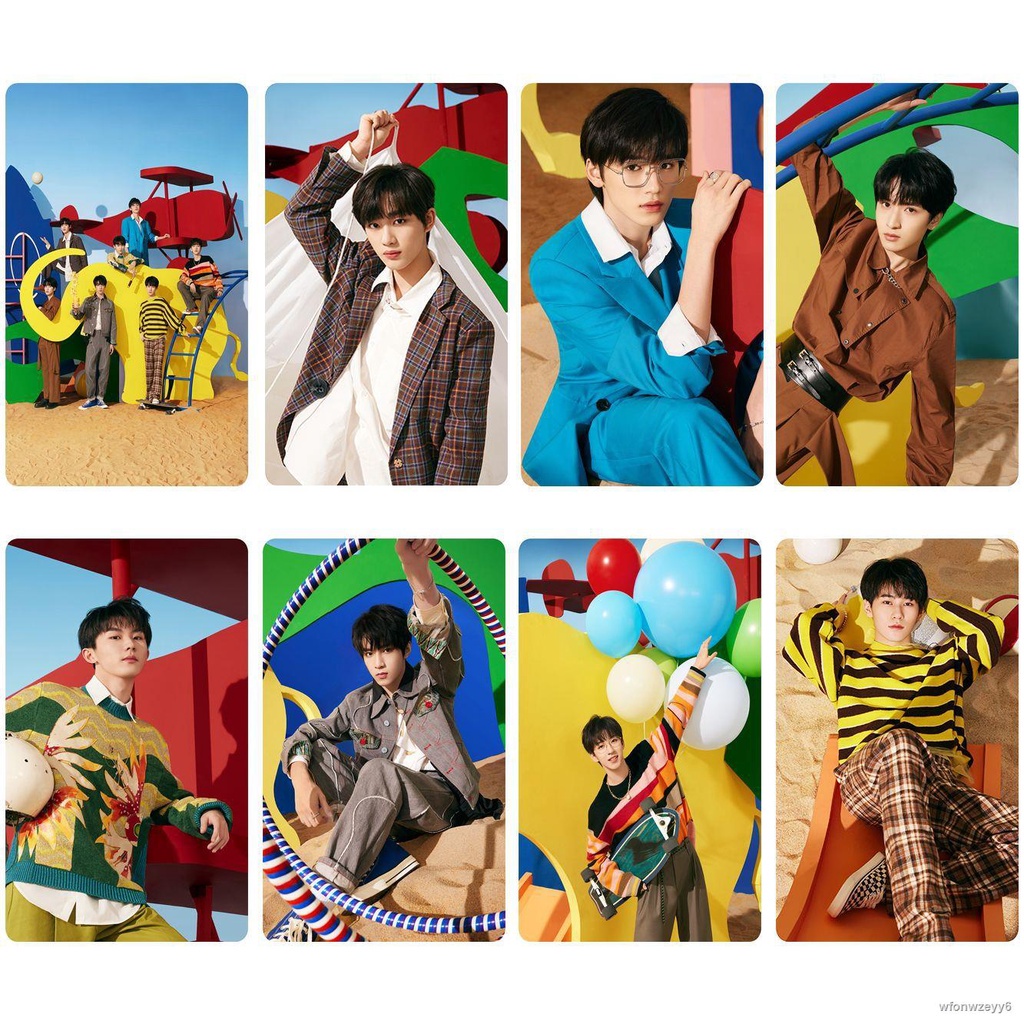 Set 8 Tấm Thẻ Ảnh Lomo Các Thành Viên Nhóm Nhạc Kpop TNT