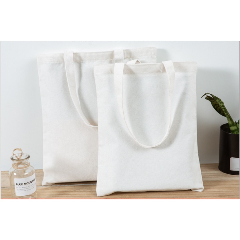 [Giá sỉ]Túi vải bố, Túi vải Canvas trơn Màu Trắng